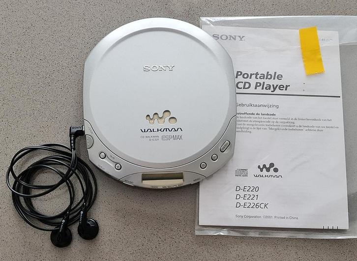 SONY D-E221 CD Walkman / Discman ESPMAX (Vintage), Audio, Tv en Foto, Walkmans, Discmans en Minidiscspelers, Discman, Ophalen of Verzenden