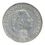 Nederland 2,5 Gulden 1966 Juliana met klop Zeeland (Zeer fra, Koningin Juliana, Zilver, Ophalen of Verzenden, Losse munt
