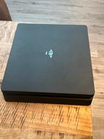 PS4 Slim CUH-2016B (1 TB), Ophalen, Gebruikt, Met 2 controllers, Slim