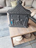 Zware gietijzeren brievenbus circa. 47x 40 cm, Tuin en Terras, Brievenbussen, Ophalen of Verzenden, Gebruikt, IJzer