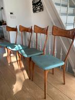 8 eetkamer stoelen Pirelli Sapsa Italiaans design jaren 50, Ophalen, Gebruikt, Overige kleuren, Vintage jaren 50 Italiaans design