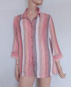 MARCO PECCI Blouse , Maat 44 , LINNEN, Verzenden, Zo goed als nieuw, Maat 42/44 (L), Overige kleuren