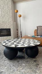 Richmond Salontafel Marmer, Huis en Inrichting, Tafels | Salontafels, Rond, Zo goed als nieuw, 75 cm of meer, 50 tot 100 cm