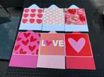 6 Valentijnskaarten, Ophalen of Verzenden, Nieuw, Overige thema's
