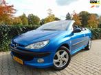 Peugeot 206 CC 1.6-16V Premium , Cabrio , Airco / Leder / El, Auto's, Voorwielaandrijving, Gebruikt, Zwart, 4 cilinders
