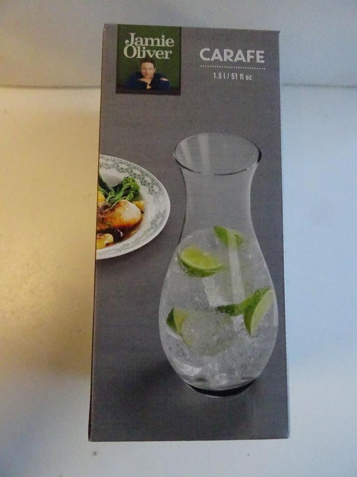 Jamie Oliver kristallen karaf (1,5 l / 51 fl oz), Huis en Inrichting, Woonaccessoires | Overige, Nieuw, Ophalen of Verzenden