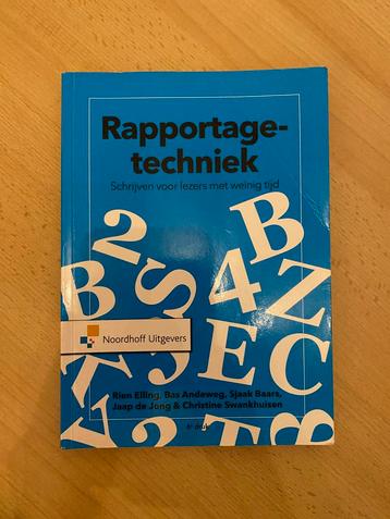 Rapportagetechniek beschikbaar voor biedingen