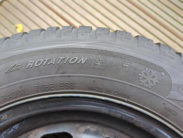 Set Winterbanden 175/65R14 incl. velgen, Auto-onderdelen, Banden en Velgen, Banden en Velgen, Winterbanden, 14 inch, 175 mm, Personenwagen