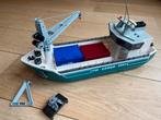 Vrachtschip playmobil, Kinderen en Baby's, Speelgoed | Playmobil, Ophalen, Gebruikt