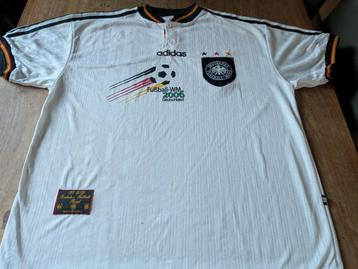 Voetbalshirt Duitsland Vintage shirt 1996 Zeer Mooi beschikbaar voor biedingen