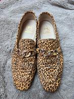 PS Poelman tijger panter loafers mt 39, Bruin, Instappers, Ophalen of Verzenden, Zo goed als nieuw