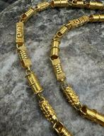 18K gouden schakelketting, Ophalen of Verzenden, Zo goed als nieuw, Goud, Goud