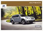 Brochure Subaru Outback 2012 ENGELAND, Boeken, Auto's | Folders en Tijdschriften, Nieuw, Subaru, Overige merken, Ophalen of Verzenden