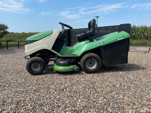 Viking Cyclon Zitmaaier - Gebruikt, Tuin en Terras, Grasmaaiers, Gebruikt, Benzine-grasmaaier, 50 cm of meer, Cirkelmaaier, Opvangzak
