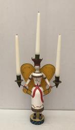 Engelkandelaar Erzgebergte Volkskunst - Kerst - Duitsland, Diversen, Ophalen of Verzenden, Gebruikt