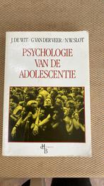 N.W. Slot - Psychologie van de adolescentie, Boeken, Gelezen, Ophalen of Verzenden, N.W. Slot; G. van der Veer; Juliette de Wit
