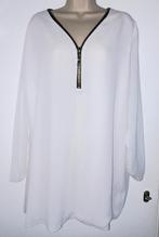 Made in Italy tuniek maat 46/48, Kleding | Dames, Grote Maten, Ophalen of Verzenden, Zo goed als nieuw, Wit, Blouse of Tuniek