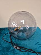 Glazen bol lamp liggend model doorsnede 30cm, Ophalen of Verzenden, Zo goed als nieuw, Minder dan 50 cm