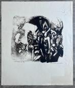 Zeefdruk Wim Motz - Verlorene meute, Verzenden