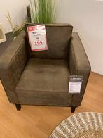 Leuke fauteuil microvezel stof jeep hunter, Huis en Inrichting, Ophalen, 75 tot 100 cm, Zo goed als nieuw, Stof