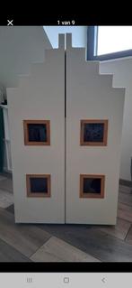 Houten Poppenhuis Grachtenpand - Zelfgemaakt, Ophalen, Gebruikt, Poppenhuis
