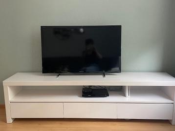Tv dressoir hoogglans wit