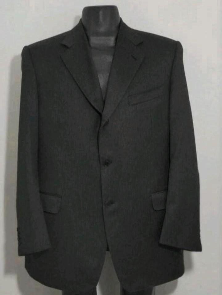 Antracietgrijs fijngestreept colbert van Canali by Oger, Kleding | Heren, Kostuums en Colberts, Zo goed als nieuw, Maat 56/58 (XL)