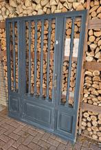 Brocante deur 3 luik oud antiek ter decoratie hout paneeltje, Ophalen
