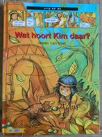 Wat hoort Kim daar? - AVI M3 - Strip - Groep 3, Ophalen of Verzenden, Zo goed als nieuw, Helen van Vliet, Fictie algemeen