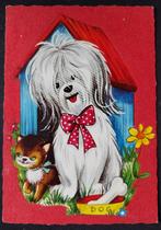 Fluweelkaart hond, Verzamelen, Ansichtkaarten | Themakaarten, Ophalen, Overige thema's