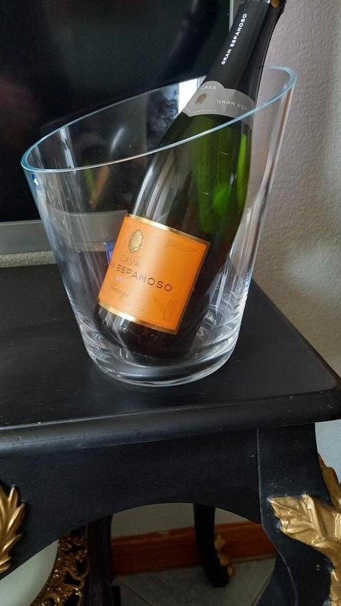 Champagne / wijn koeler Leonardo design glas, Huis en Inrichting, Woonaccessoires | Wijnrekken, Zo goed als nieuw, Minder dan 50 cm