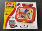 Quercetti 2 in 1 combi insteekmozaiek en magneetbord, Ophalen of Verzenden, Zo goed als nieuw, Ontdekken