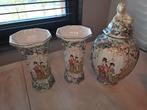 Set van 3 Chinese vazen met deksel, Ophalen of Verzenden