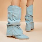 Denim laarzen, Ophalen of Verzenden, Nieuw, Blauw, Hoge laarzen
