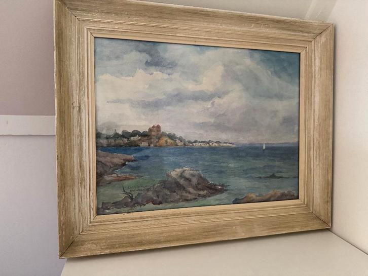 Aquarel Pieter Arie Nijgh 1876-1959  Mallorca, Antiek en Kunst, Kunst | Schilderijen | Klassiek, Ophalen