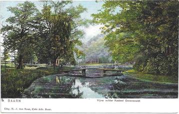 AK Baarn - Vijver achter Kasteel Groeneveldt  beschikbaar voor biedingen