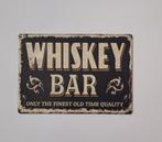 Whiskey bar reclamebord van metaal wandbord deco, Huis en Inrichting, Woonaccessoires | Tekstborden en Spreuken, Info@deconoord.nl