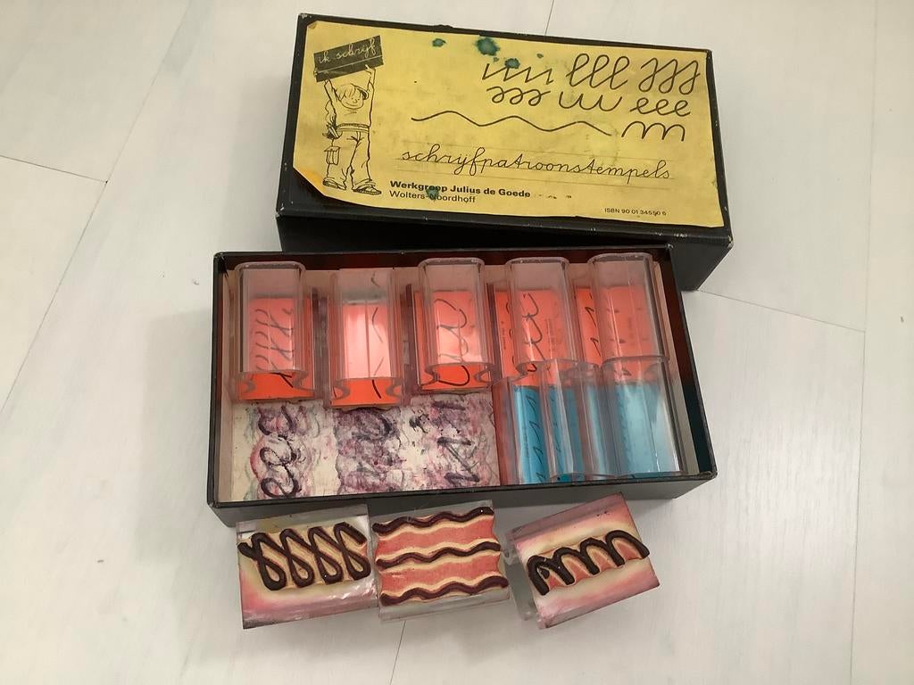 Onderwijs schrijven, vintage, Ophalen of Verzenden, Gebruikt