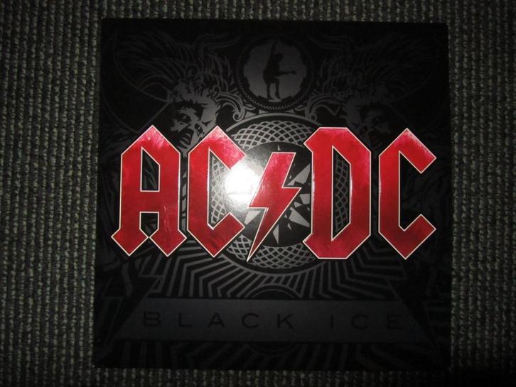 2- LP AC/DC Black Ice 2008 hardrock vinyl Rock n Roll Train, Cd's en Dvd's, Vinyl | Hardrock en Metal, Zo goed als nieuw, Ophalen of Verzenden