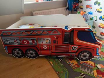 Brandweerautobed peuter 145x75cm inc toebehoren beschikbaar voor biedingen