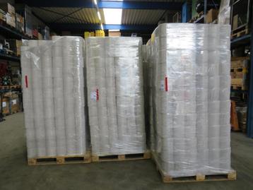 poetspapier op pallet 288 rollen breedte 19cm grote partij  beschikbaar voor biedingen