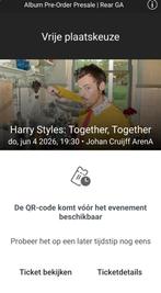 6 x Harry Styles 4 juni staanplaatsen rear GA, Twee personen, Overige soorten, Overige typen