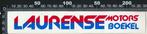 Sticker: Laurense Motors - Boekel, Verzamelen, Stickers, Auto of Motor, Ophalen of Verzenden