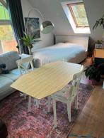 Inklapbare tafel + 2 stoelen, Ophalen, Gebruikt, 75 cm of meer, 60 cm of meer