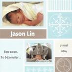 Jason, Verzamelen, Geboortekaartjes en Visitekaartjes, 2000 tot heden, Ophalen of Verzenden, Geboortekaartje