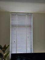 Witte Houten Jaloezieën - nieuw in doos, Huis en Inrichting, Zo goed als nieuw, Modern, Wit, 100 tot 150 cm