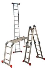 Vouwladder 4x3 sport met platform NIEUW, Ophalen of Verzenden, Nieuw