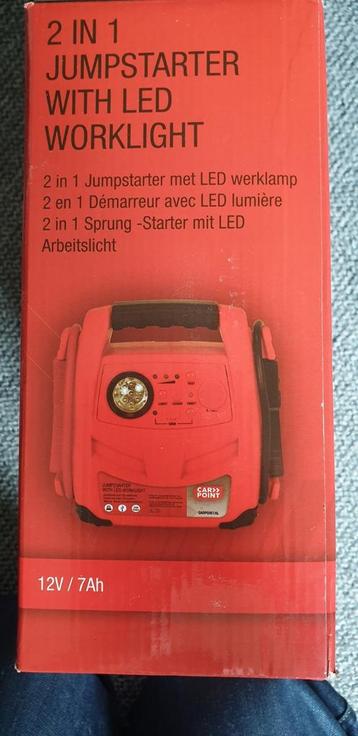 Jump starter ongebruikt.