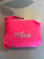 Roze regencape poncho mt. 134 / 140, Ophalen of Verzenden, Zo goed als nieuw, Regenponcho, Kinderen