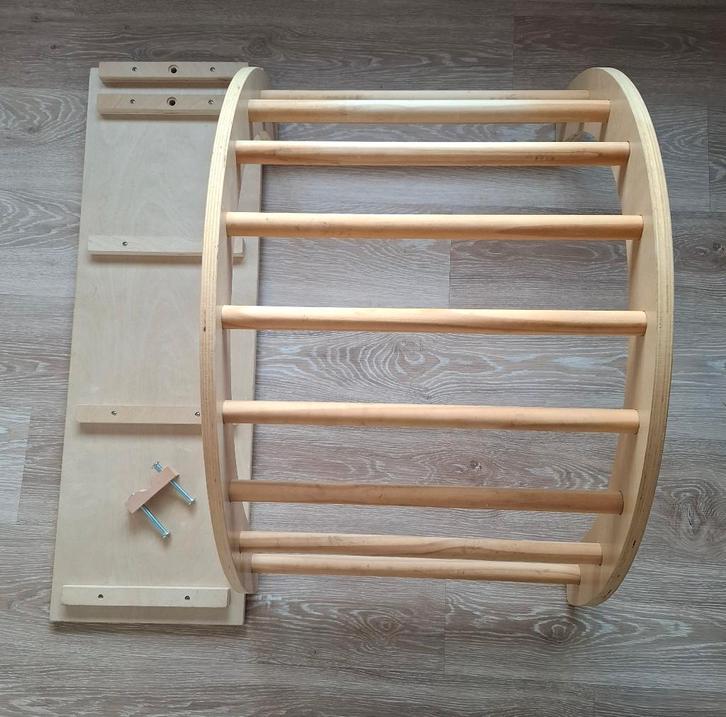 Houten klimboog met Glijbaan / Trapje SET, Kinderen en Baby's, Speelgoed | Houten speelgoed, Zo goed als nieuw, Overige typen